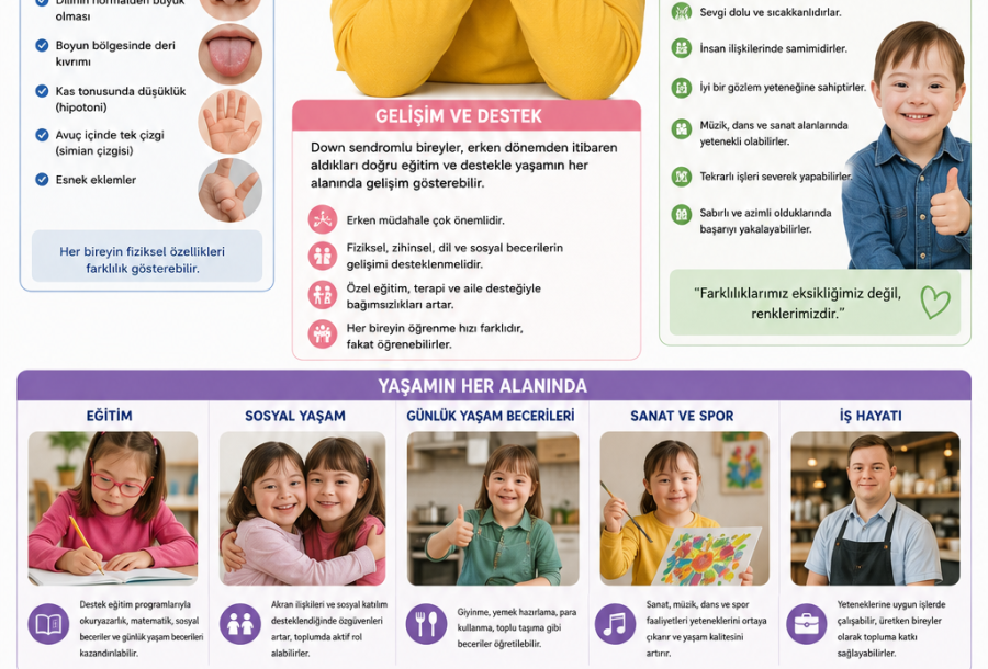 Down Sendromu Nedir? Belirtileri, Özellikleri ve Eğitim Süreci